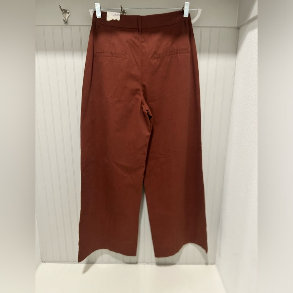 Wide Leg Rust Pants - Picture 2 of 2